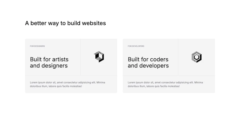 Feature block example