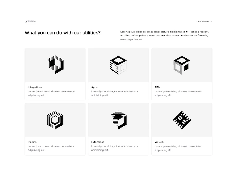 Feature block example