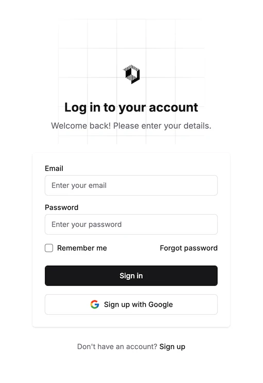 Login block example