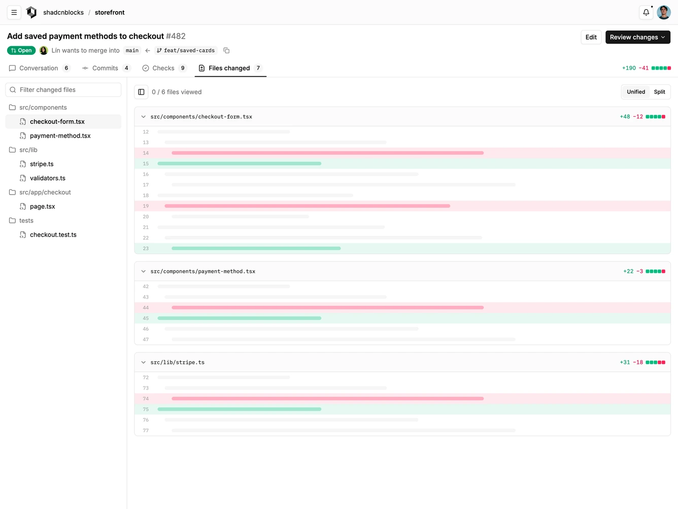 Shadcn Application Shell 38 block