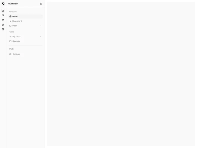 Shadcn Application Shell 6 - Module Switcher Sidebar Shell
