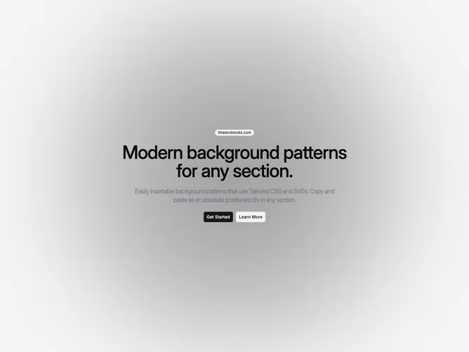 Shadcn Background Pattern 101 block