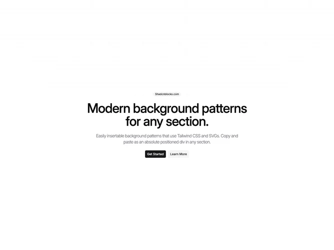 Shadcn Background Pattern 106 block
