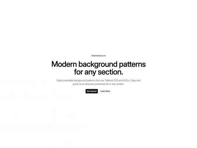 Shadcn Background Pattern 108 block