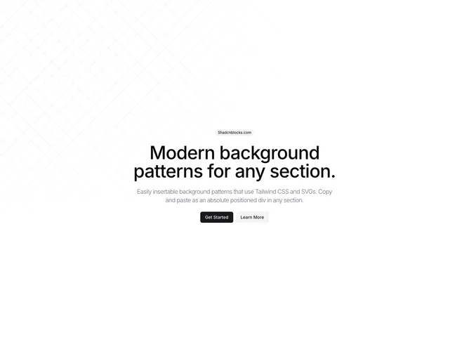 Shadcn Background Pattern 12 - Diagonal cross grid background pattern with fades