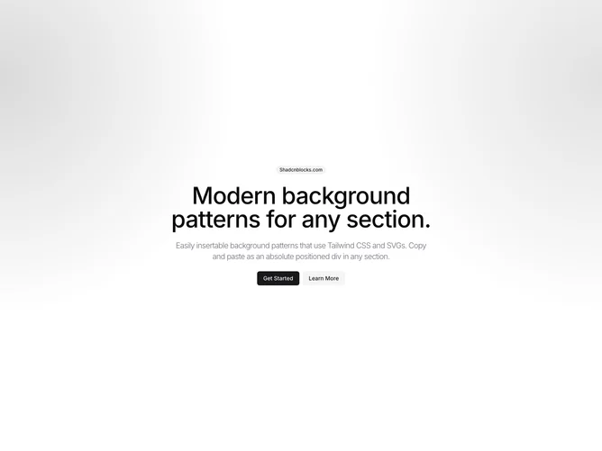 Shadcn Background Pattern 30 - Dual radial gradient background
