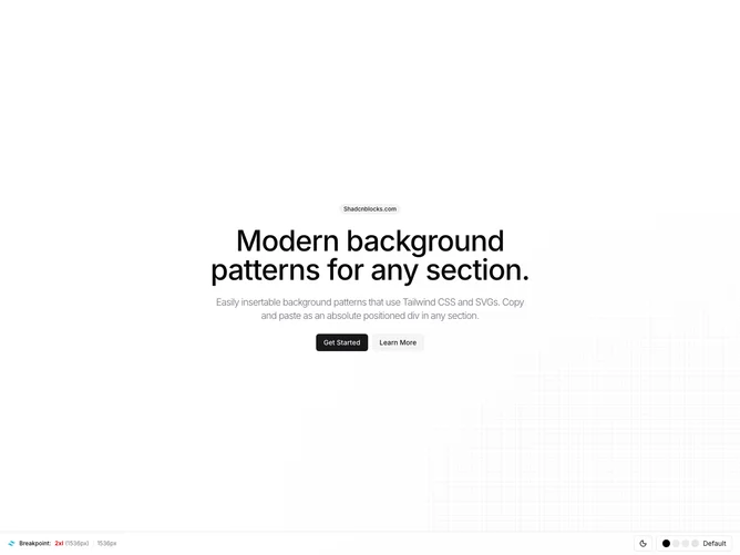 Shadcn Background Pattern 37 - Circuit board grid with bottom-right corner fade