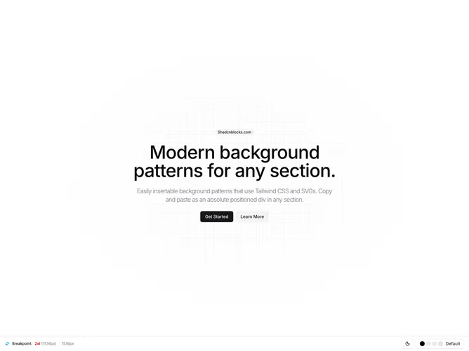 Shadcn Background Pattern 38 - Circuit board grid faded toward edges