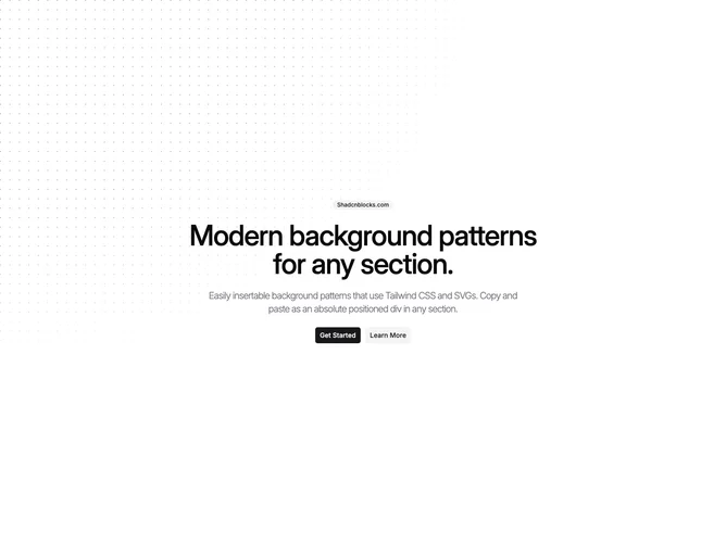 Shadcn Background Pattern 48 block