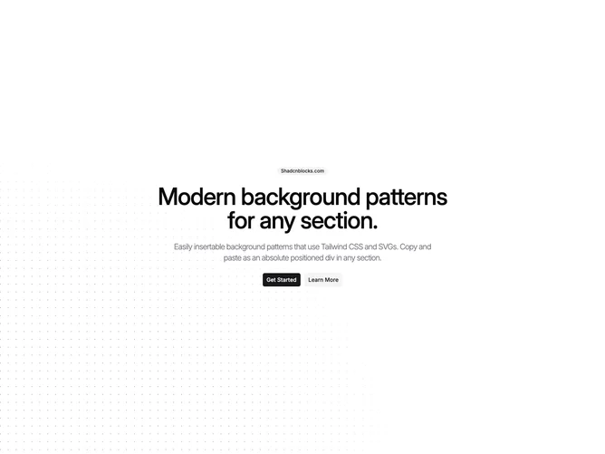 Shadcn Background Pattern 52 block
