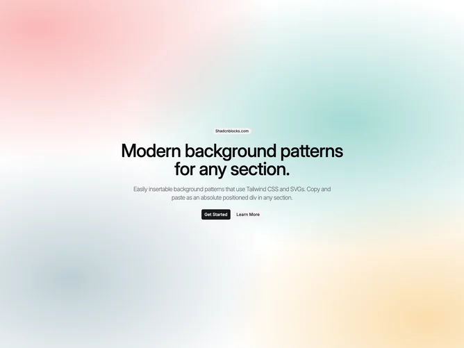 Shadcn Background Pattern 60 block