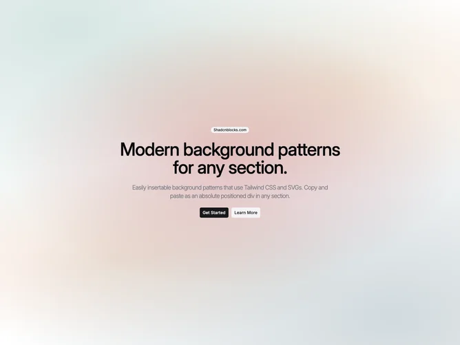 Shadcn Background Pattern 61 block