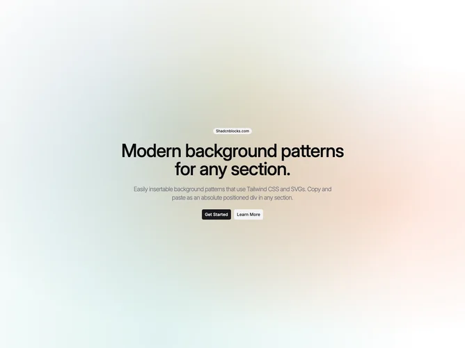 Shadcn Background Pattern 66 block