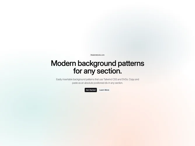 Shadcn Background Pattern 69 block