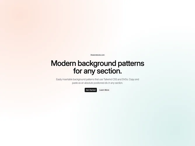 Shadcn Background Pattern 70 block