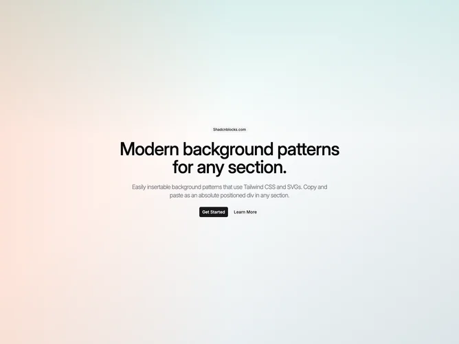 Shadcn Background Pattern 72 block