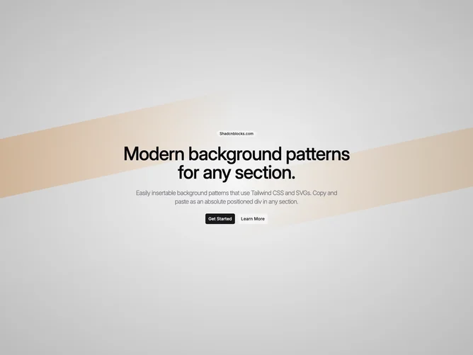 Shadcn Background Pattern 73 block