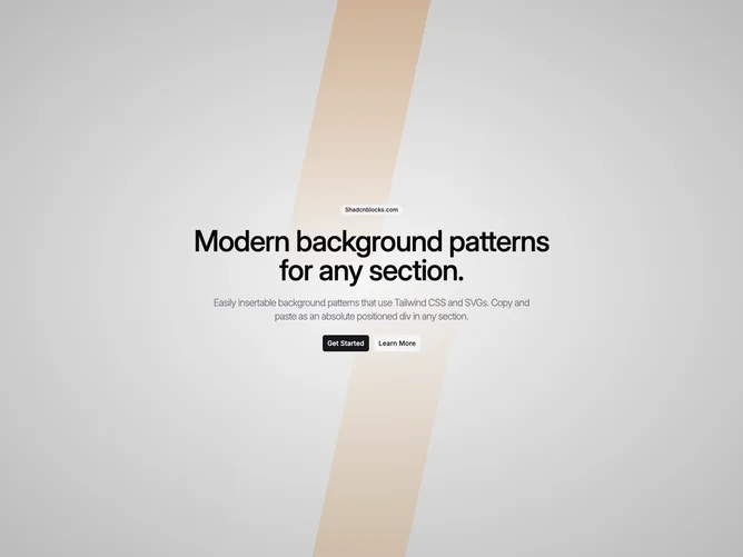 Shadcn Background Pattern 75 block