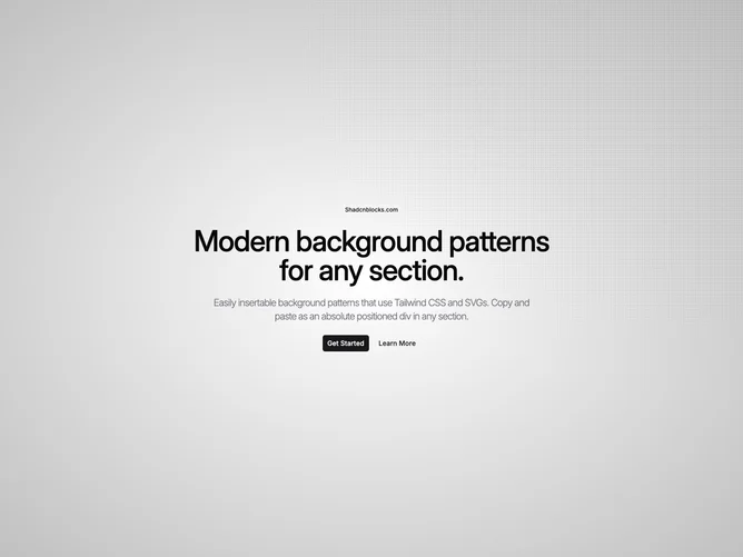 Shadcn Background Pattern 80 block
