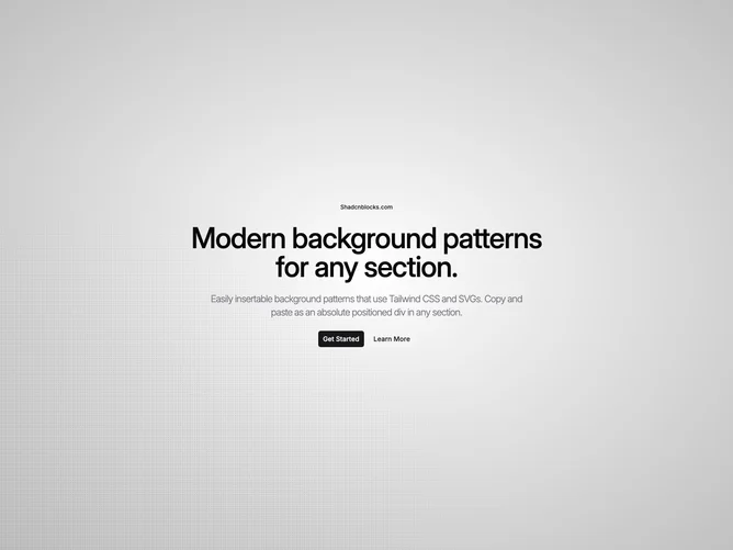 Shadcn Background Pattern 83 block