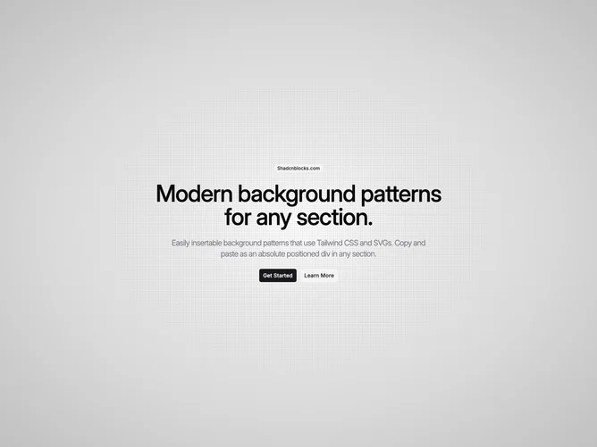 Shadcn Background Pattern 85 block
