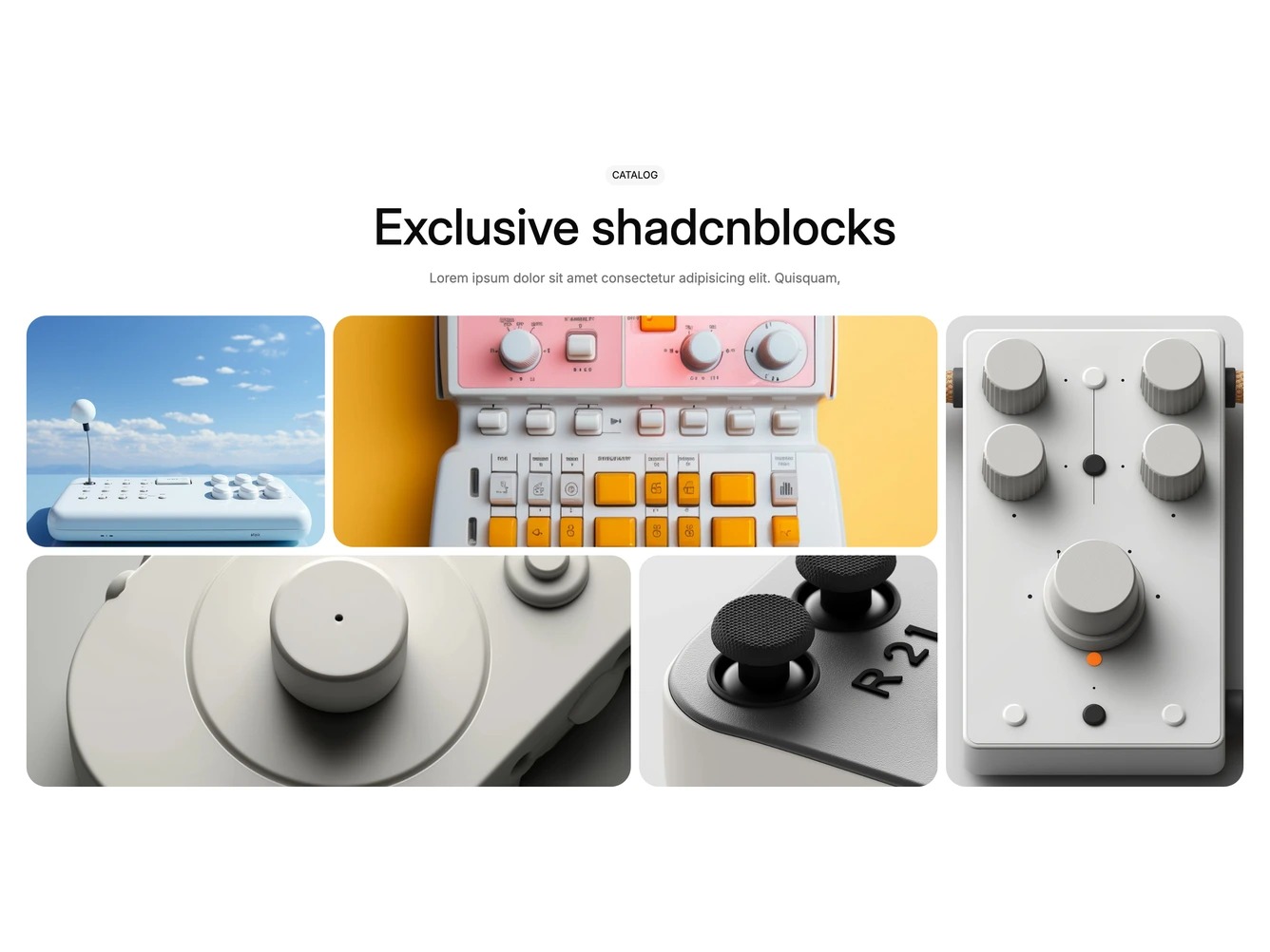 Shadcn Bento 55 block