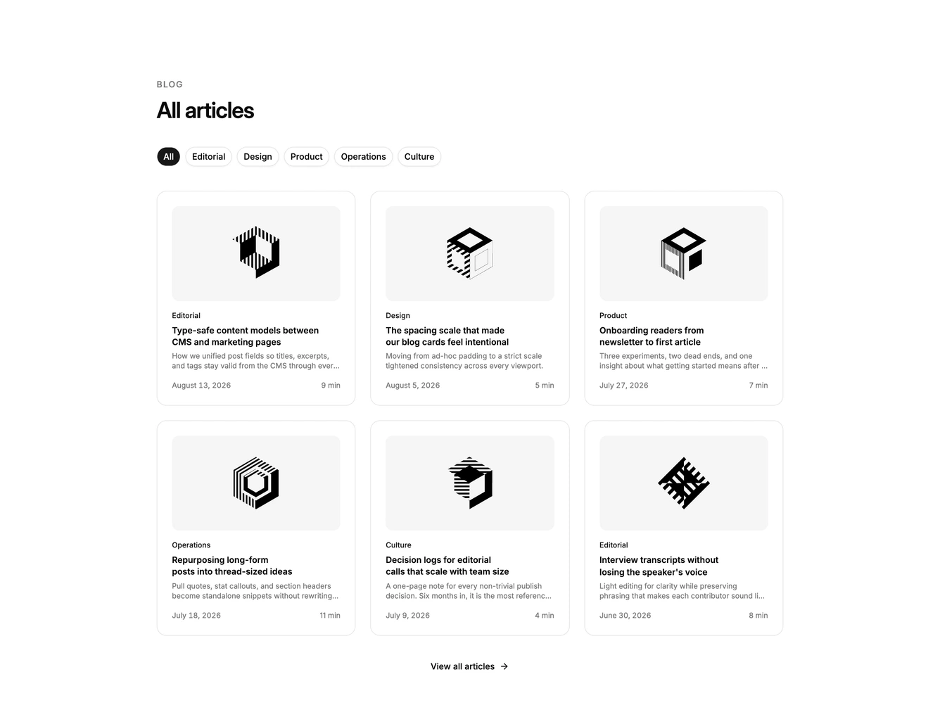 Shadcn Blog 51 block
