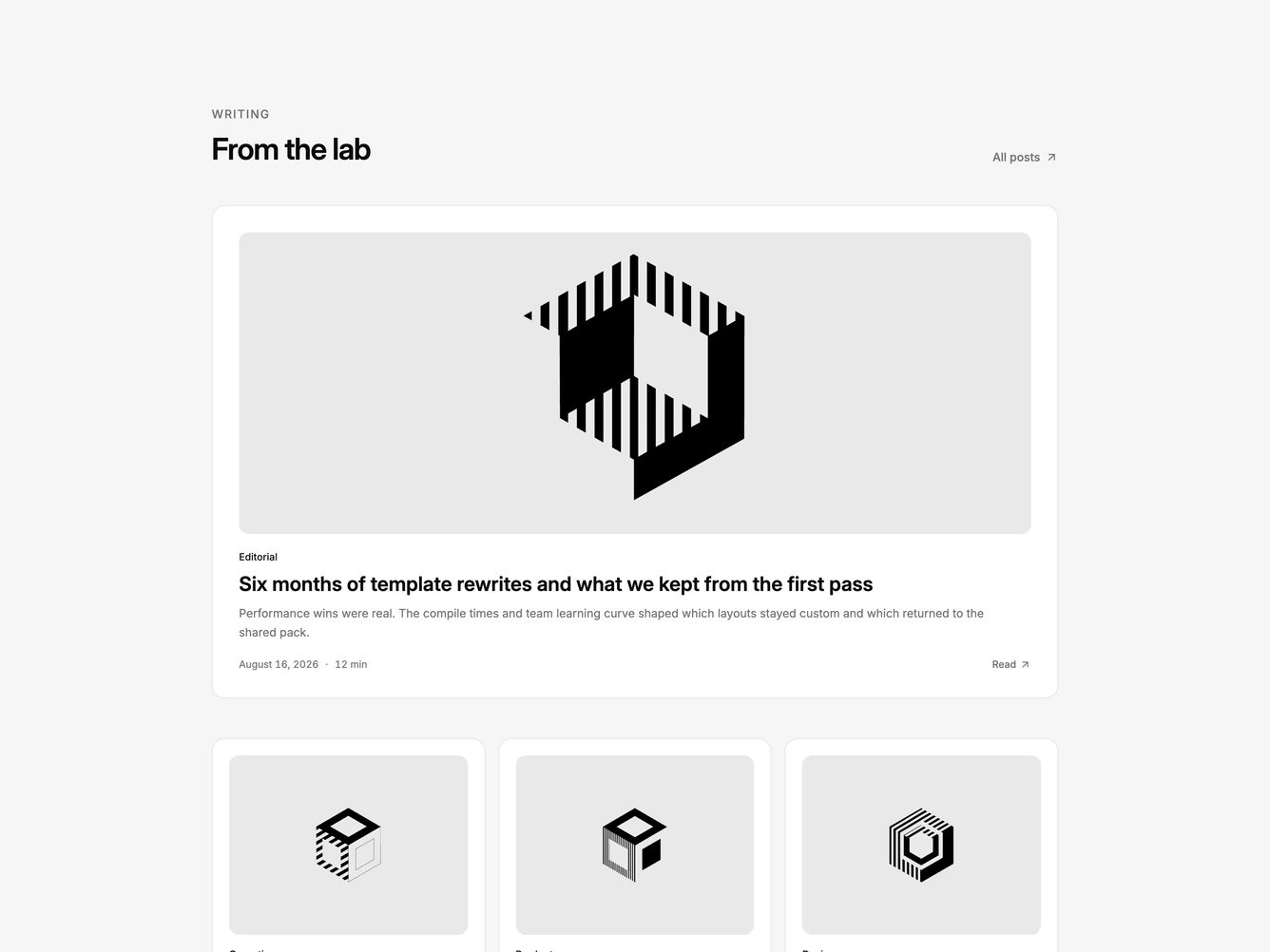 Shadcn Blog 53 block