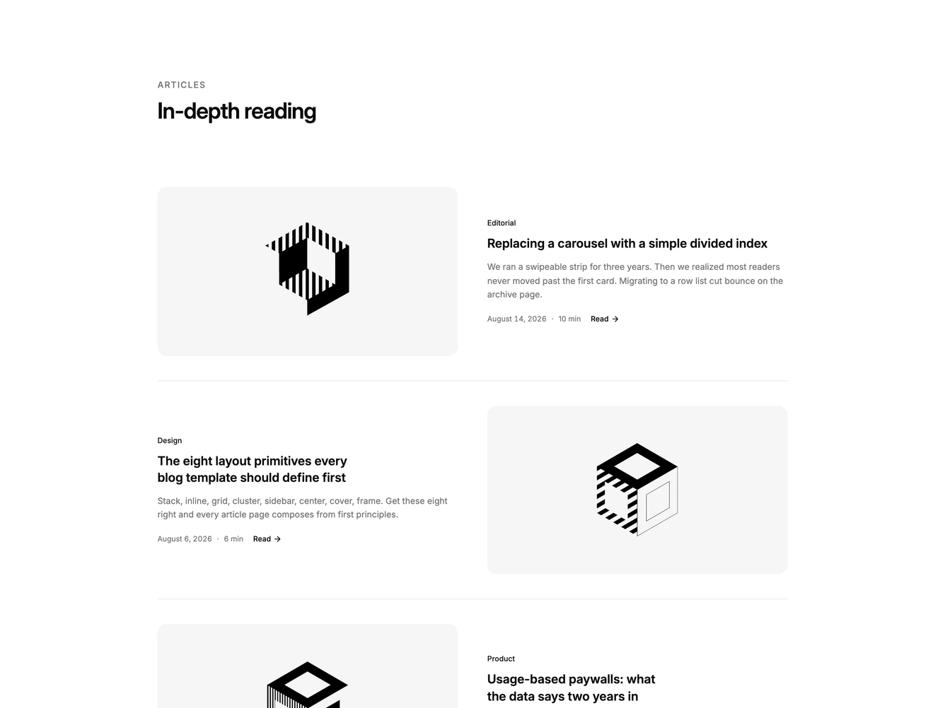 Shadcn Blog 55 block