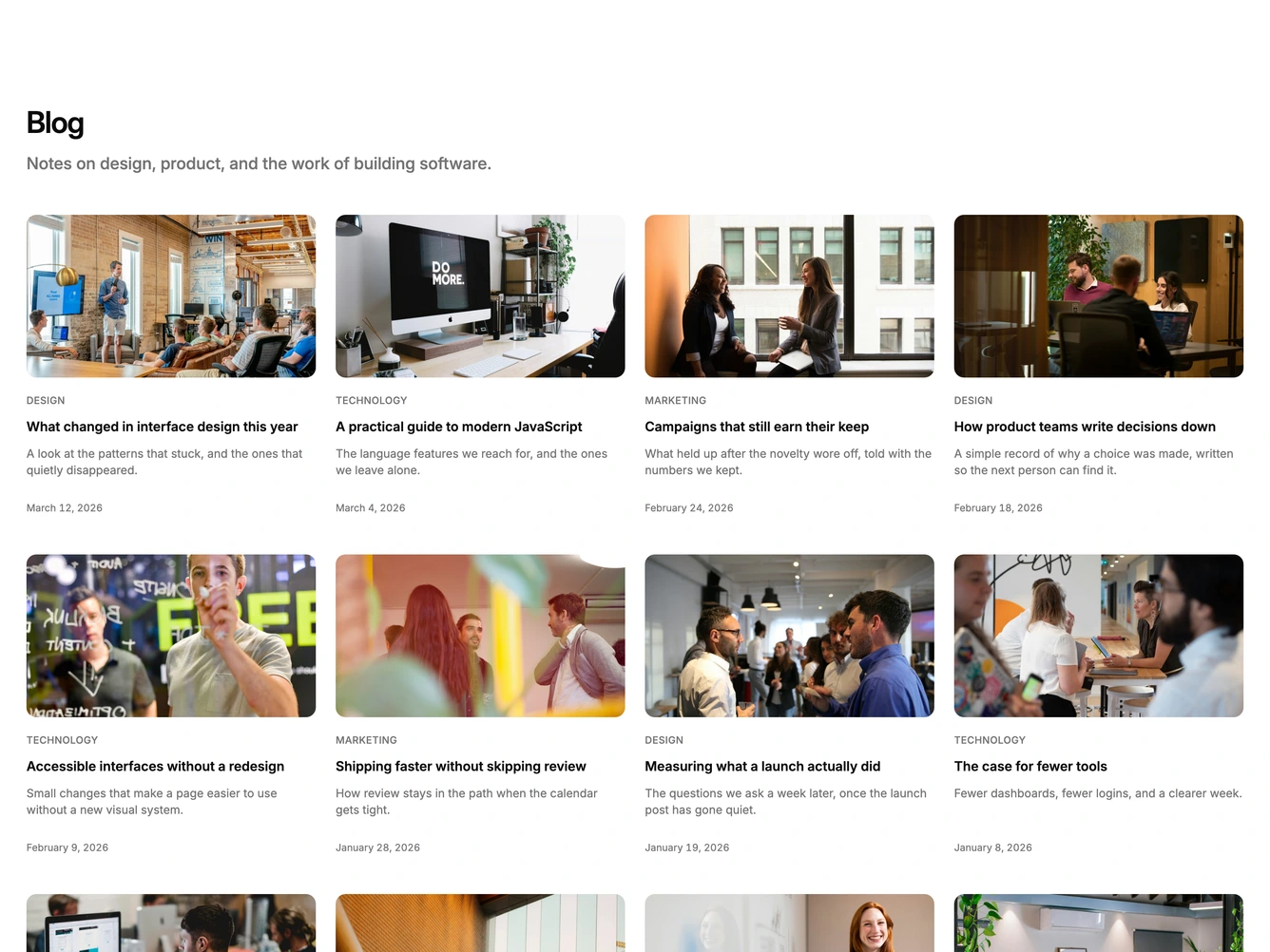 Shadcn Blog 87 block