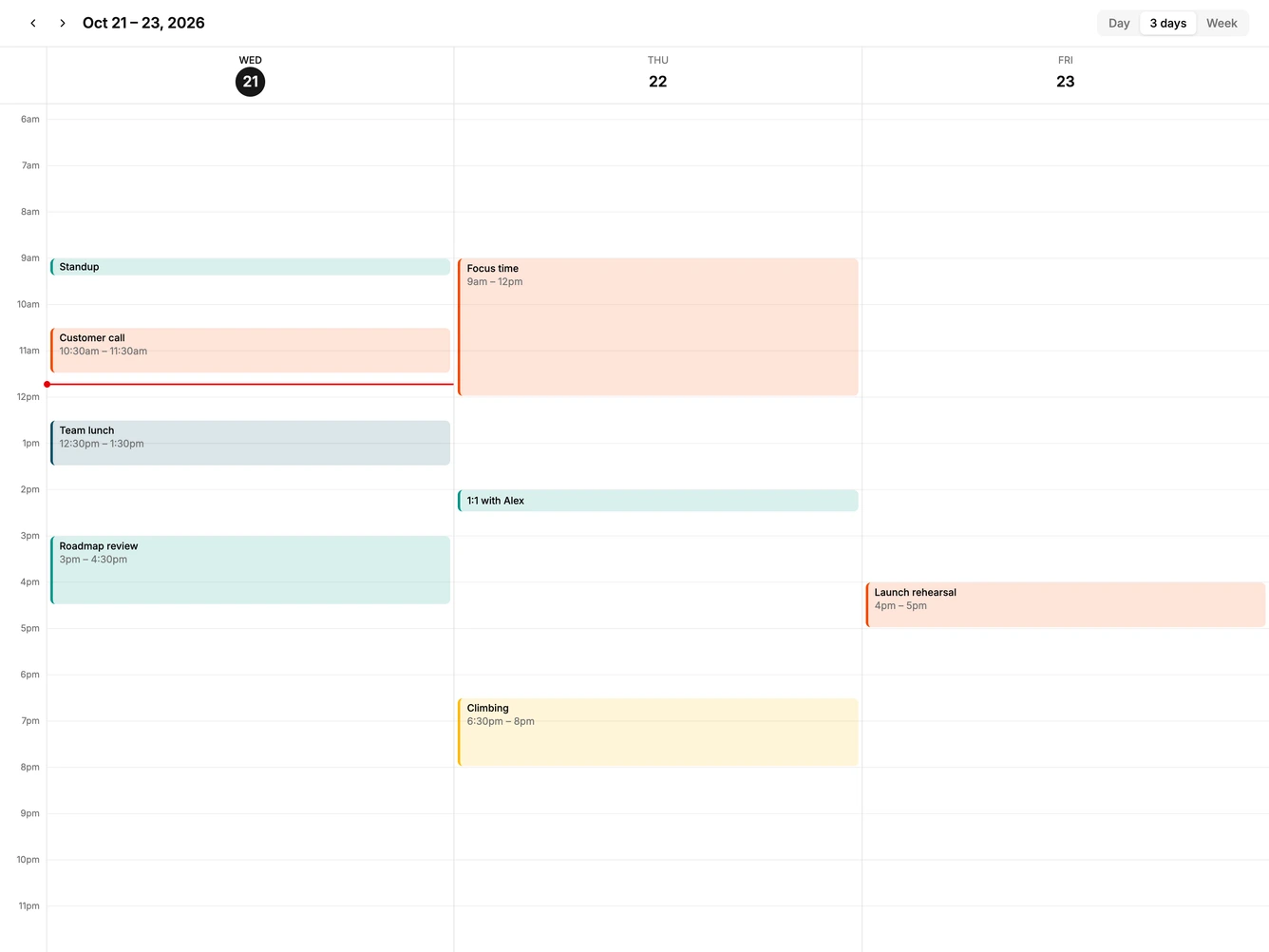Shadcn Calendar 15 block
