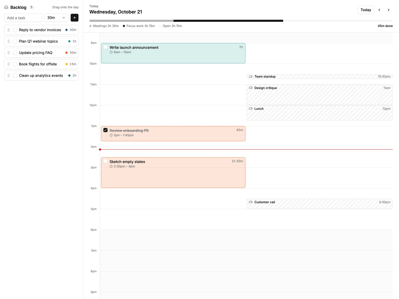 Shadcn Calendar 20 block