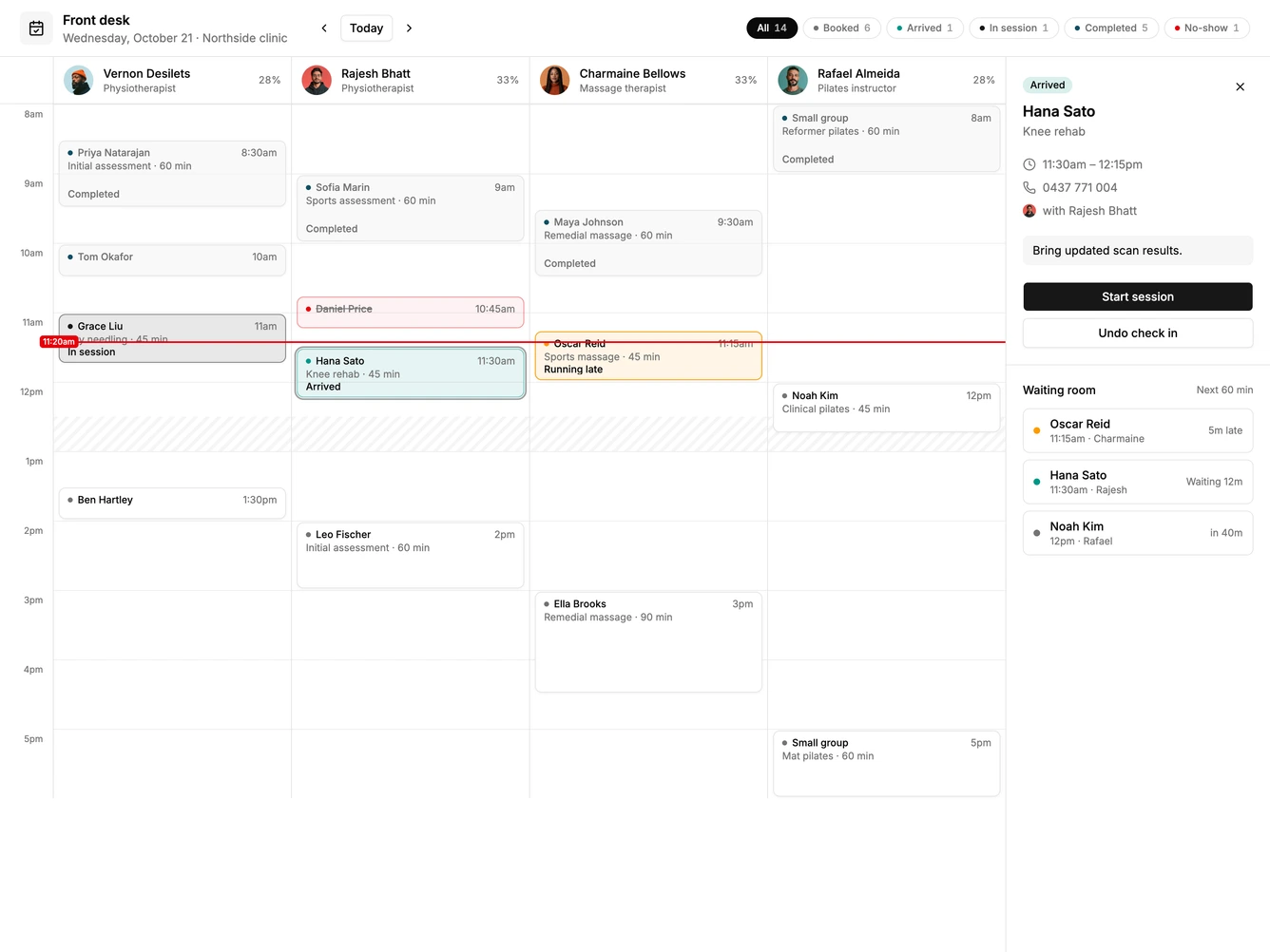 Shadcn Calendar 21 block