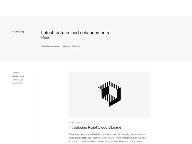 Shadcn Changelog 5 - Changelog with sticky date navigation and author footers