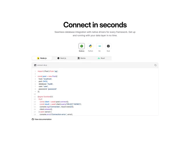 Shadcn Code Example 11 - Database Examples by Stack