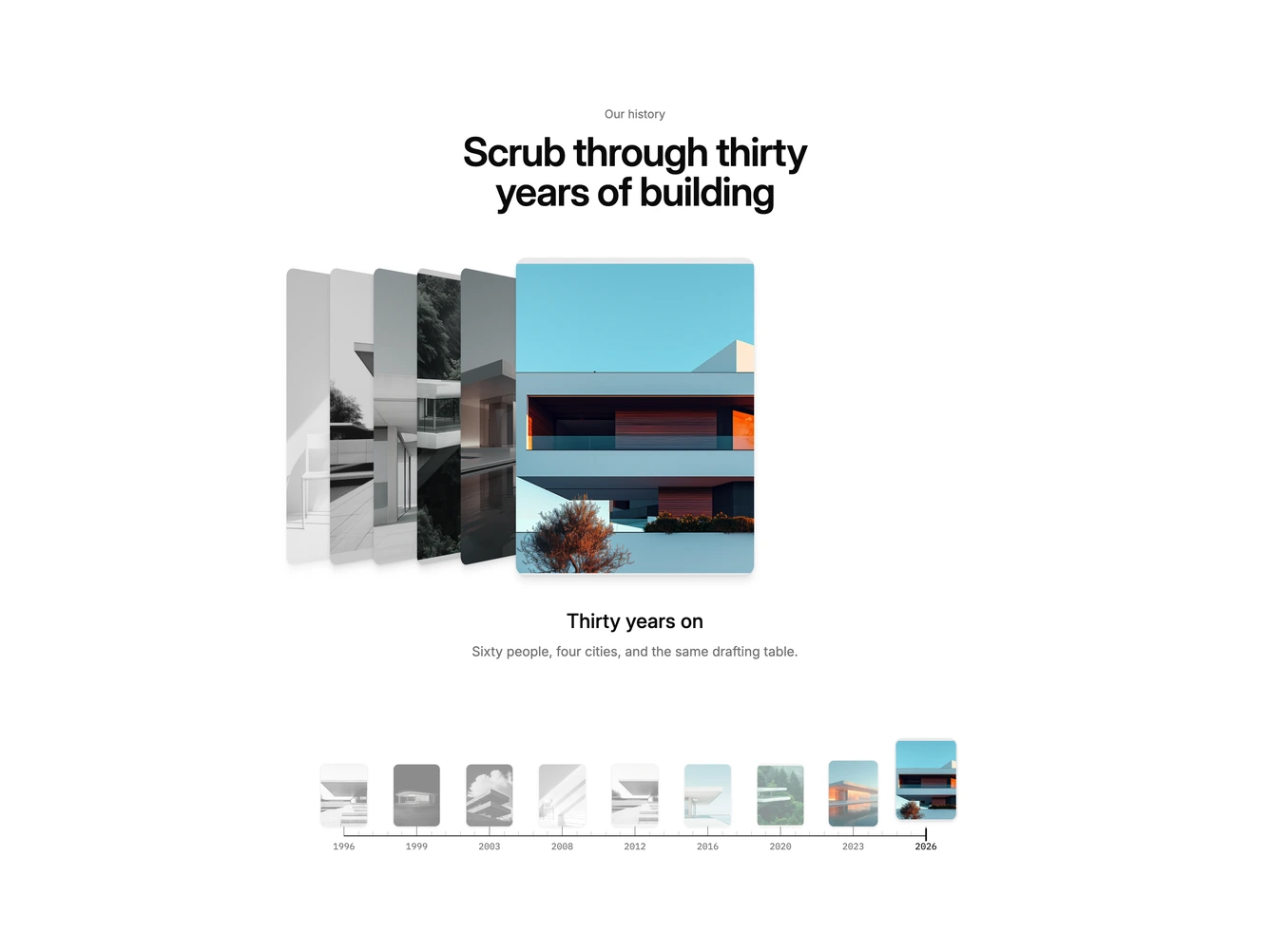 Shadcn Coverflow 12 - Timeline Scrubber Cover Flow
