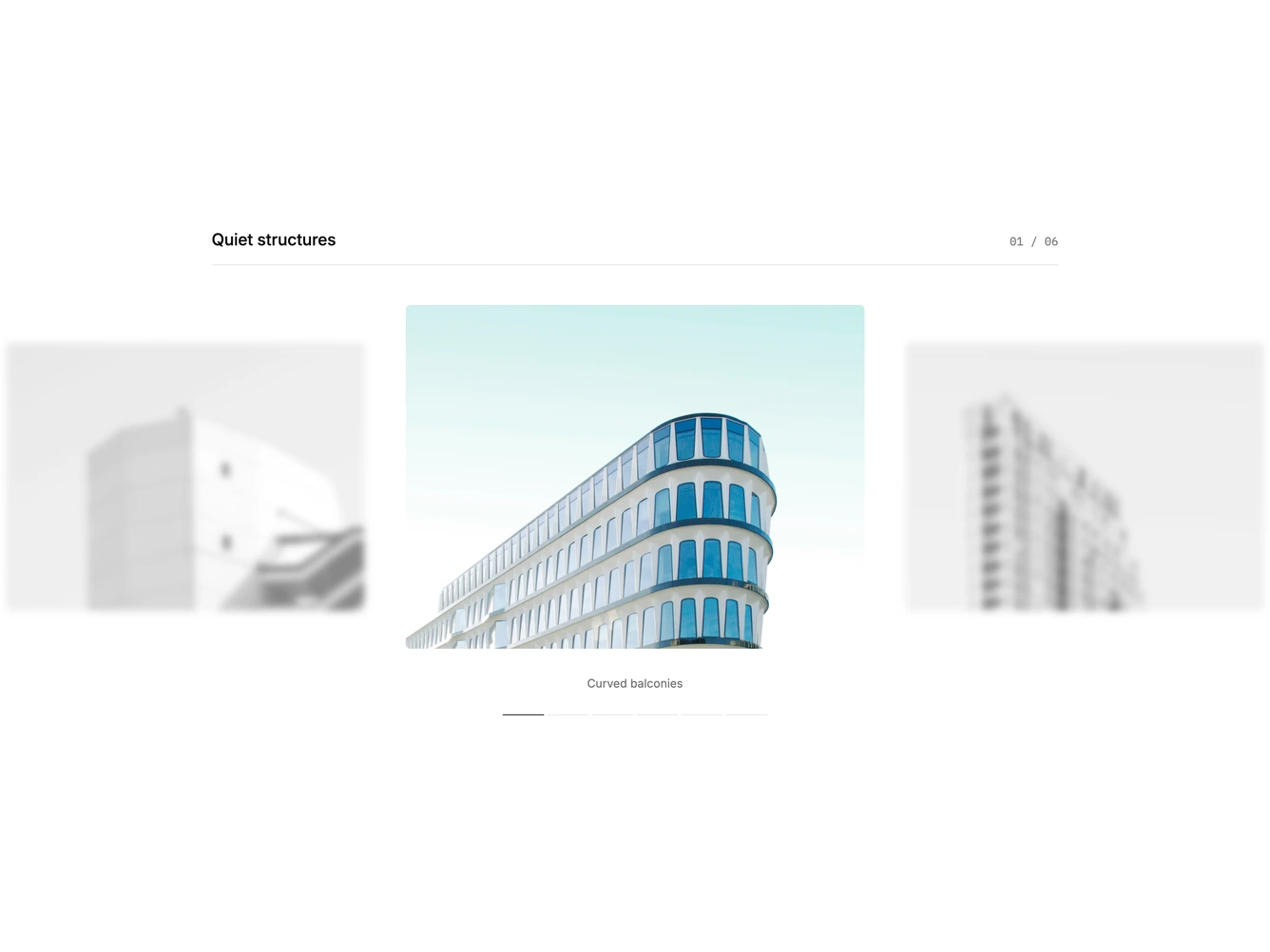 Shadcn Coverflow 16 - Soft Focus Autoplay Row