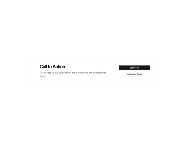 Shadcn Cta 37 - Bordered grid split call to action