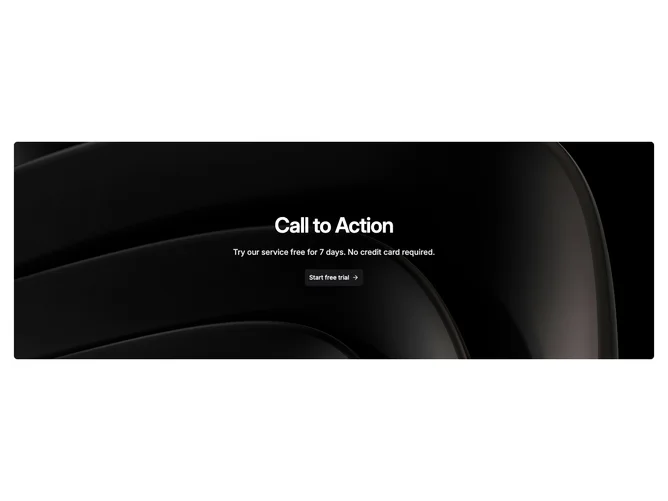 Shadcn Cta 42 - Contained image CTA with radial vignette