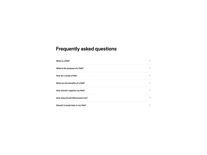 Shadcn Faq 1 block