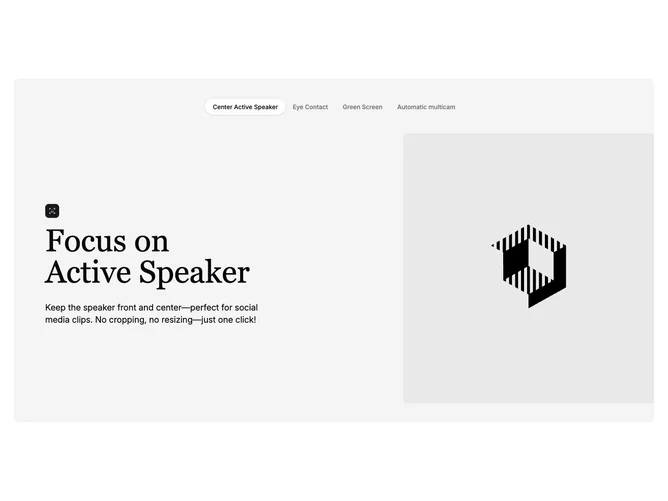 Shadcn Feature 211 - Rounded tab strip with variant media layouts