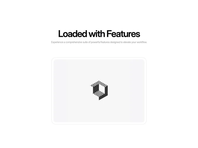 Shadcn Feature 245 - Two-column feature list with center image