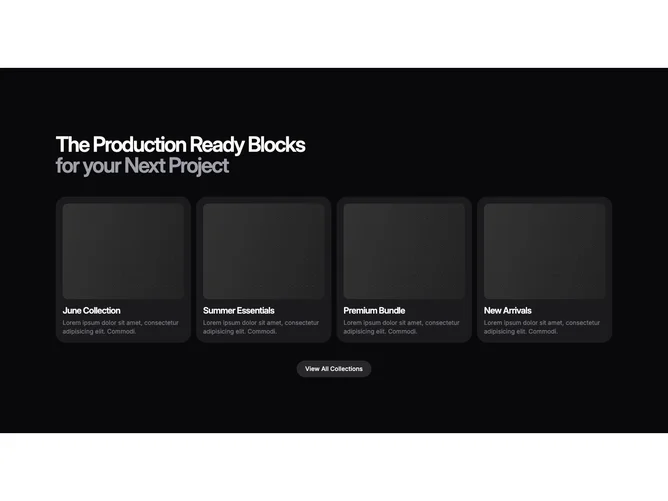 Shadcn Feature 287 - Glowing star cards in a responsive grid