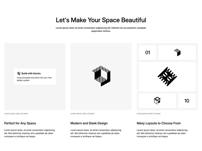 Shadcn Feature 34 - Bento grid mixing stats, logos, and photography