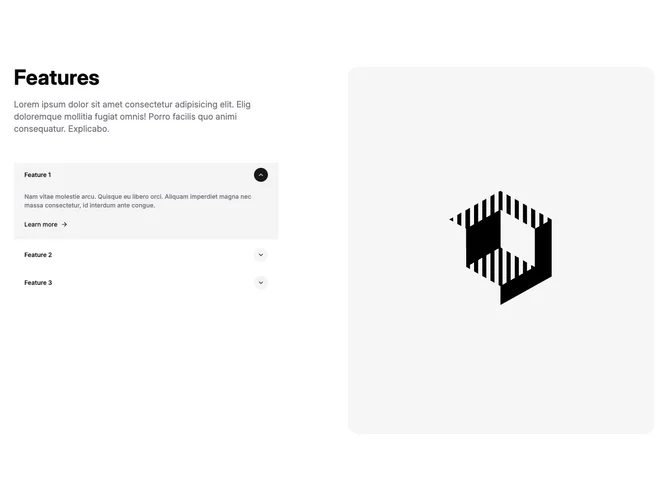 Shadcn Feature 69 block