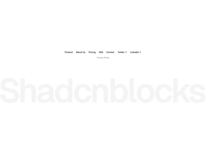 Shadcn Footer 12