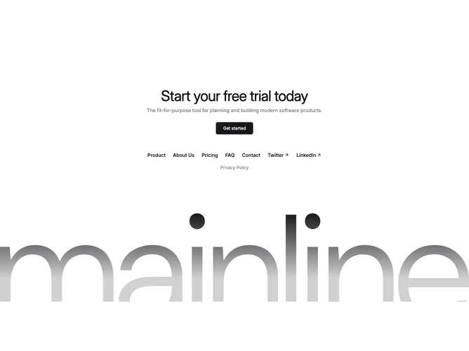 Shadcn Footer 50 - CTA Footer with Large Brand Typography