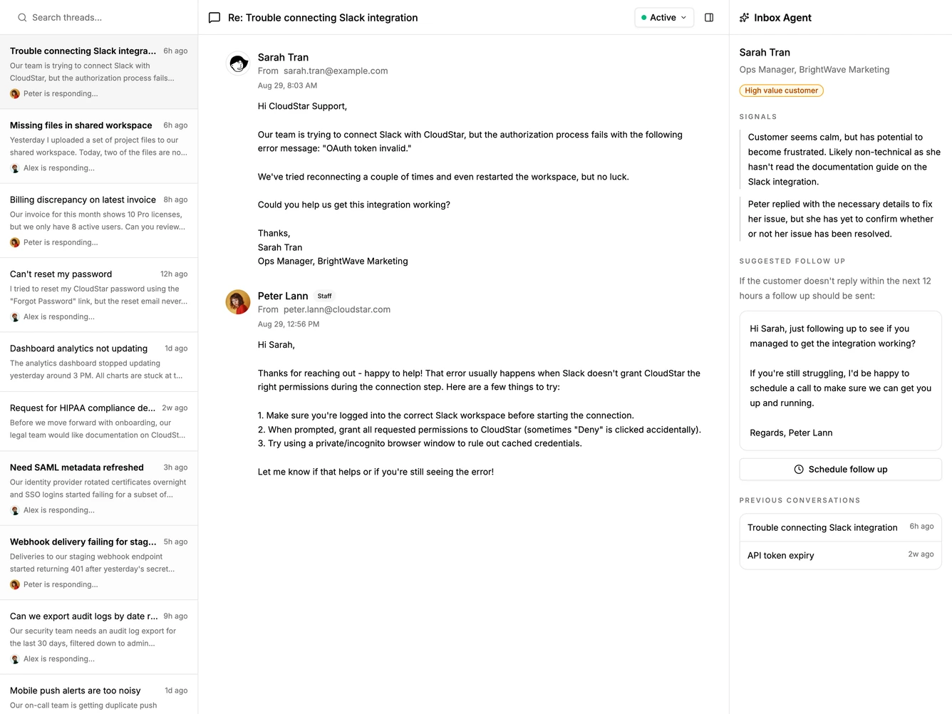 Shadcn Inbox Blocks