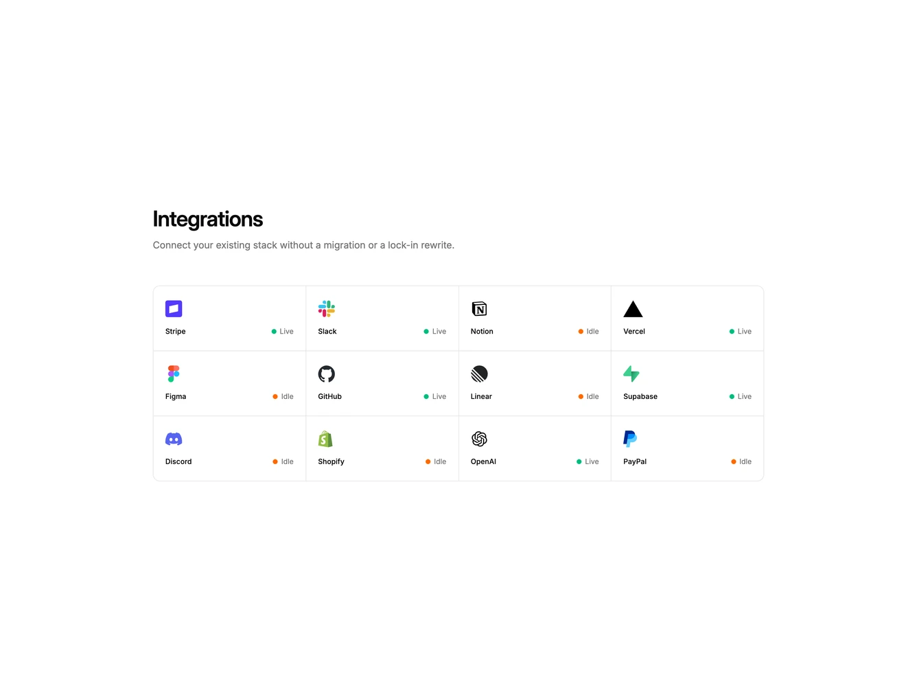 Shadcn Integration 17 block