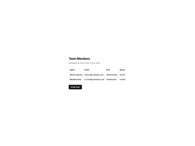 Shadcn Invite User 4 - Invite Dialog with Copy Link